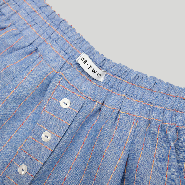 Boxer Shorts Blue-Orange
