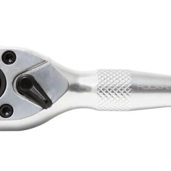 Трещотка реверсивная короткая с накаткой 3/8''(L-105мм 72зуб) RockForce##Rock FORCE RF-802326