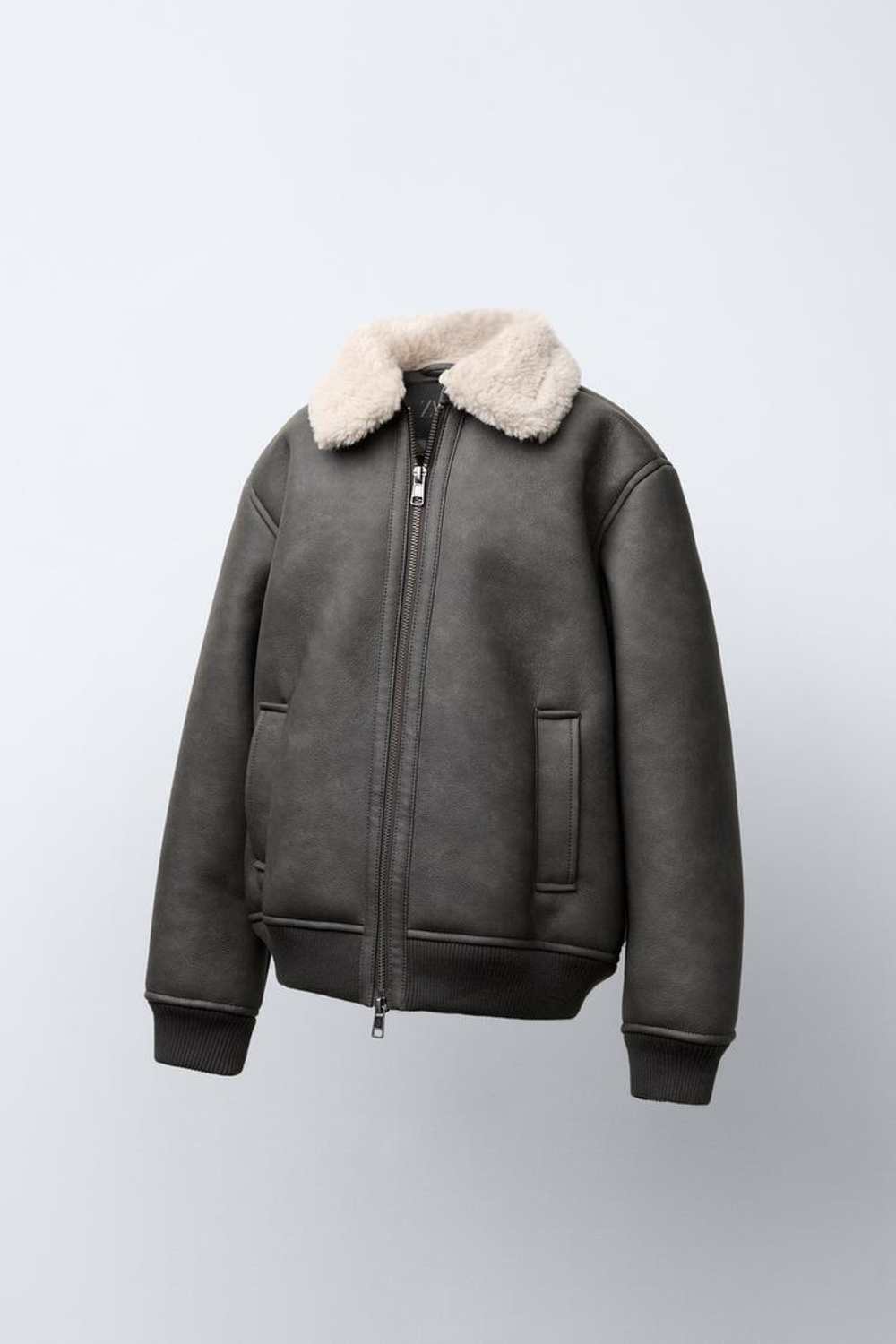 ZARA БОМБЕР, СЕРО-КОРИЧНЕВЫЙ