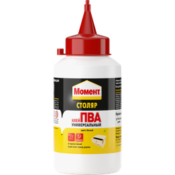 Клей Момент 1960505 Столяр ПВА универсальный 250 гр. | Клеи бытовые и универсальные