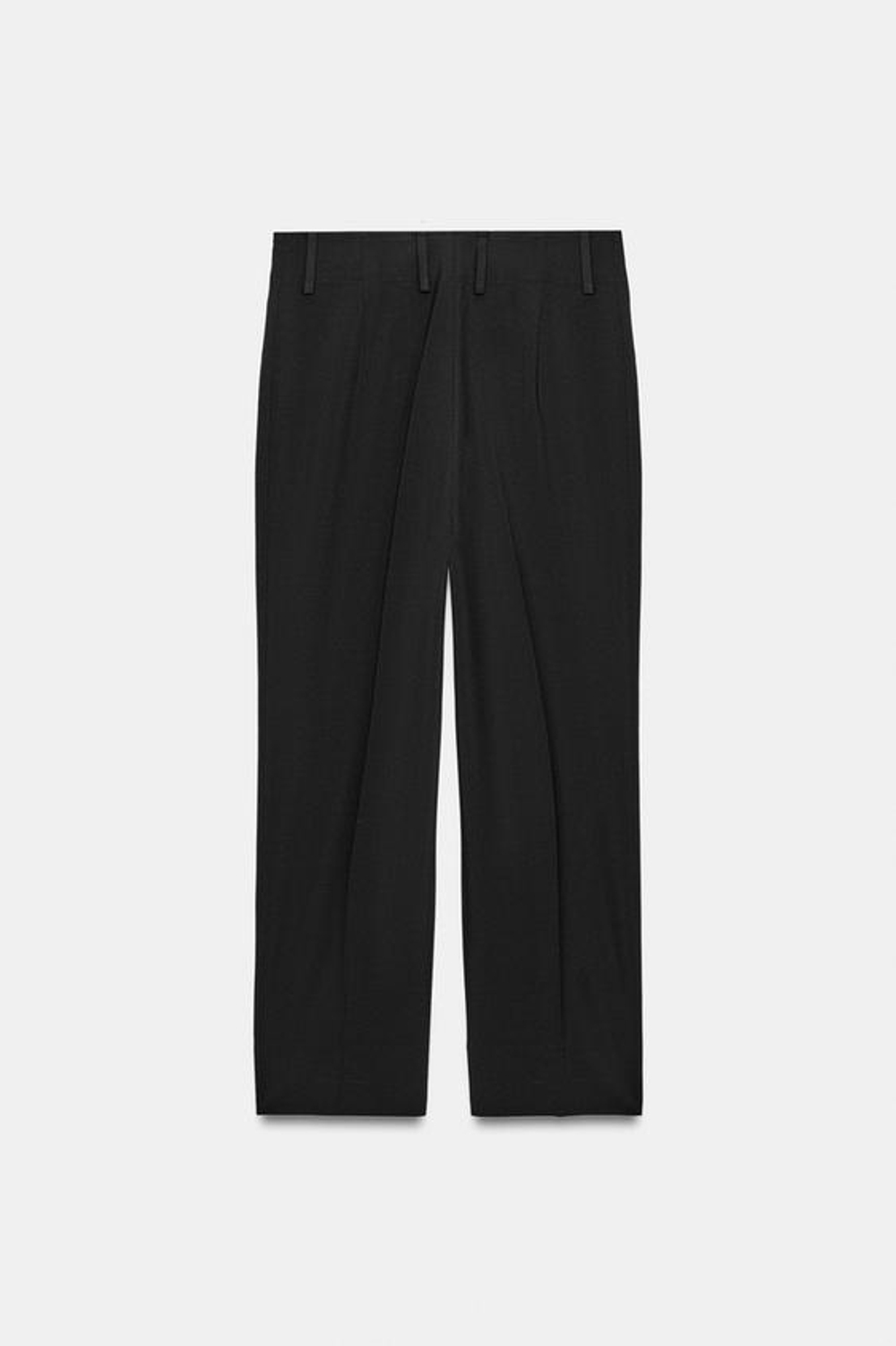 ZARA БРЮКИ СО СТРЕЛКАМИ — ZW COLLECTION, ЧЕРНЫЙ