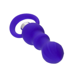 Фиолетовая анальная вибровтулка 14см ToyFa ToDo Curvy 358009