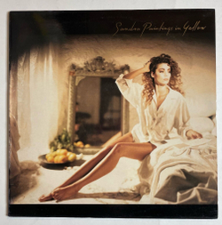 Винтажная виниловая пластинка LP Sandra Paintings In Yellow (Spain 1990)