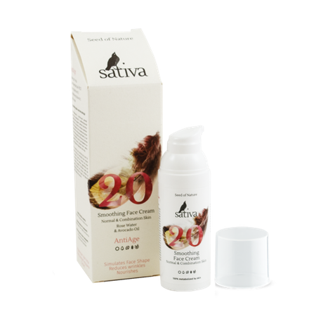 Крем для лица Sativa №20 Anti-Age дневной (50мл)