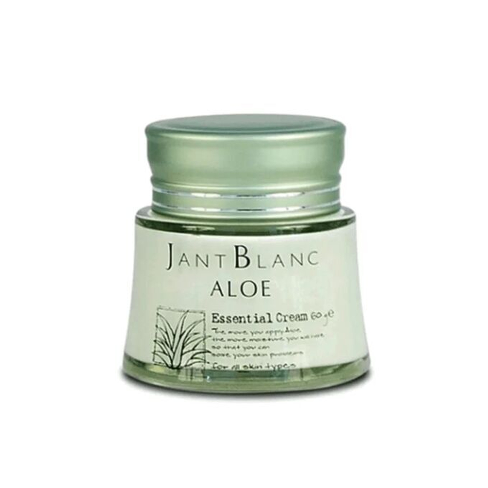 JANTBLANC ALOE ESSENTIAL CREAM Увлажняющий легкий крем для лица с экстрактом алоэ, 50мл1/100