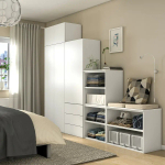 Платяной шкаф - PLATSA/IKEA/ ПЛАТСА ИКЕА,280x42x221 см, белый