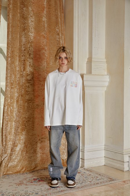 Лонгслив DONSMOKE "Rainbow Logo" Loose fit Longsleeve