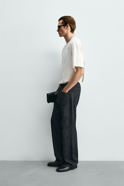 ZARA ФУТБОЛКА С ПРИНТОМ «ПЕЙЗАЖ», БЕЛЫЙ