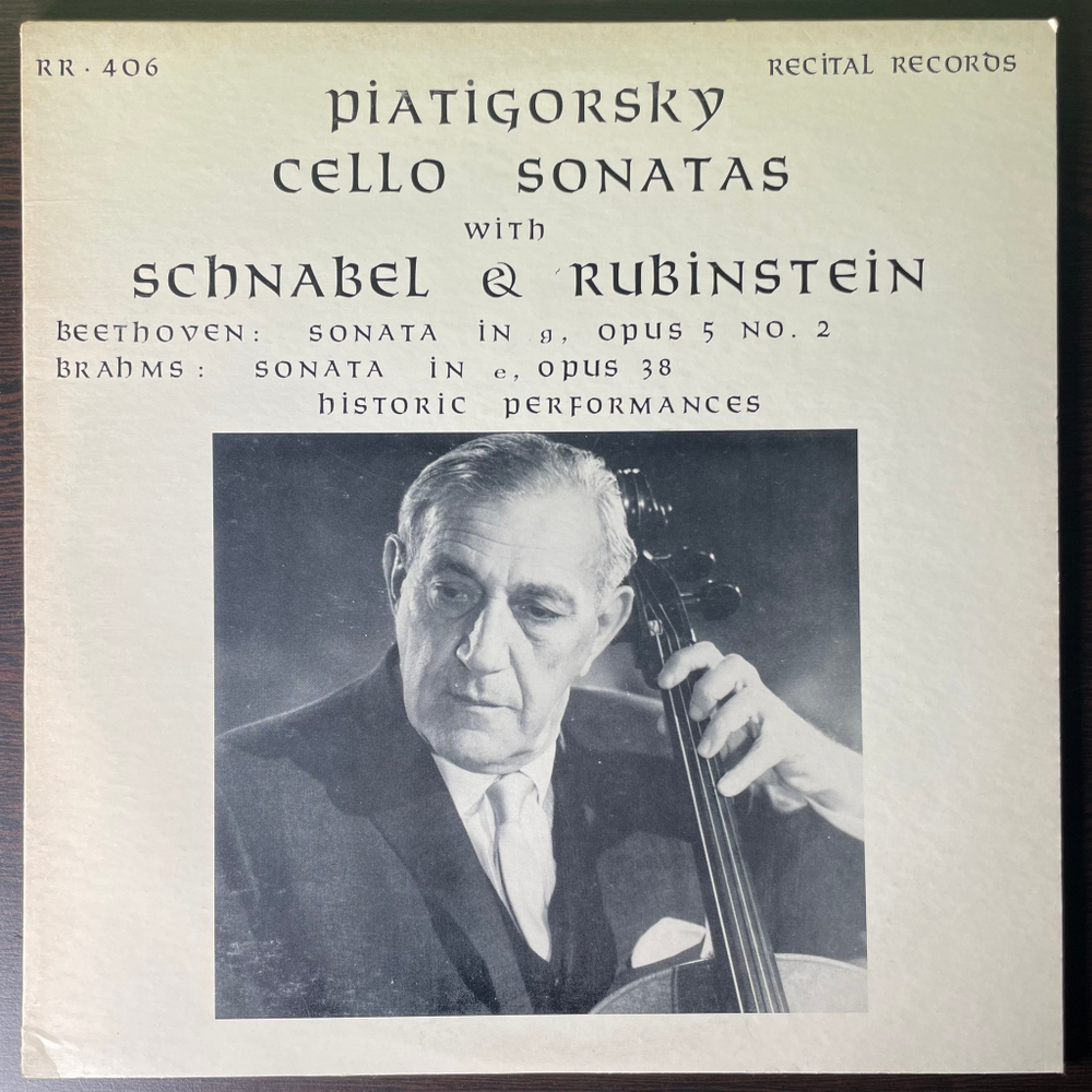 Бетховен, Брамс – Cонаты для виолончели (США 1975г.)