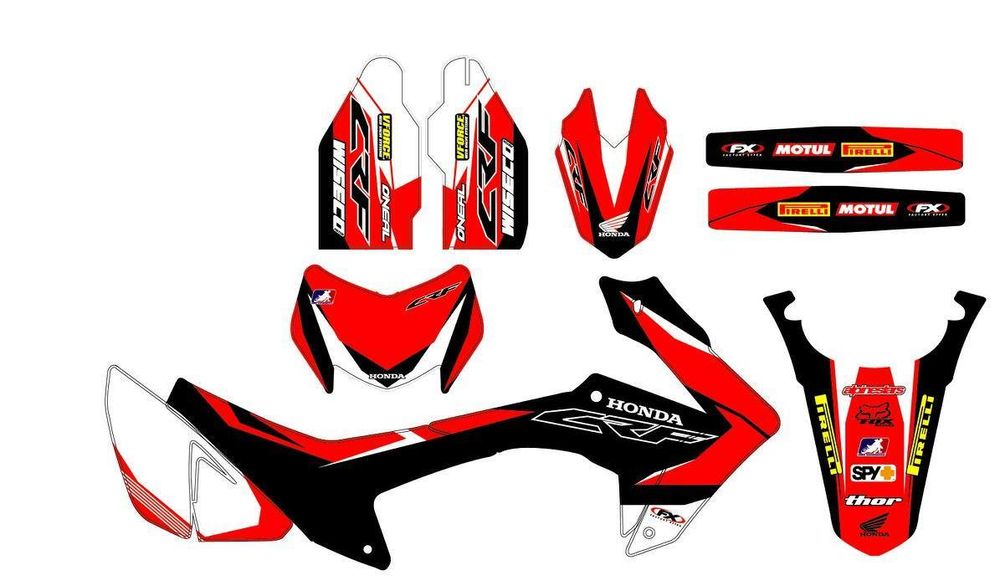 Graphic decal set, Sticker kit, for Honda CRF250L-M 2012-2020