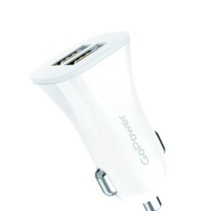 Автомобильное З/У GoPower GPC06-2U 2USB белый