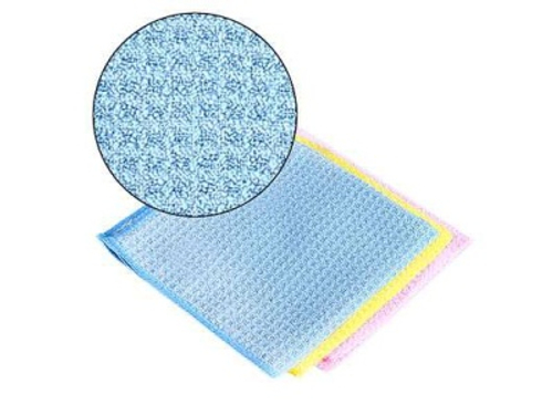 Салфетка из микрофибры вафельная махровая 30*30см VETTA 3 цвета
