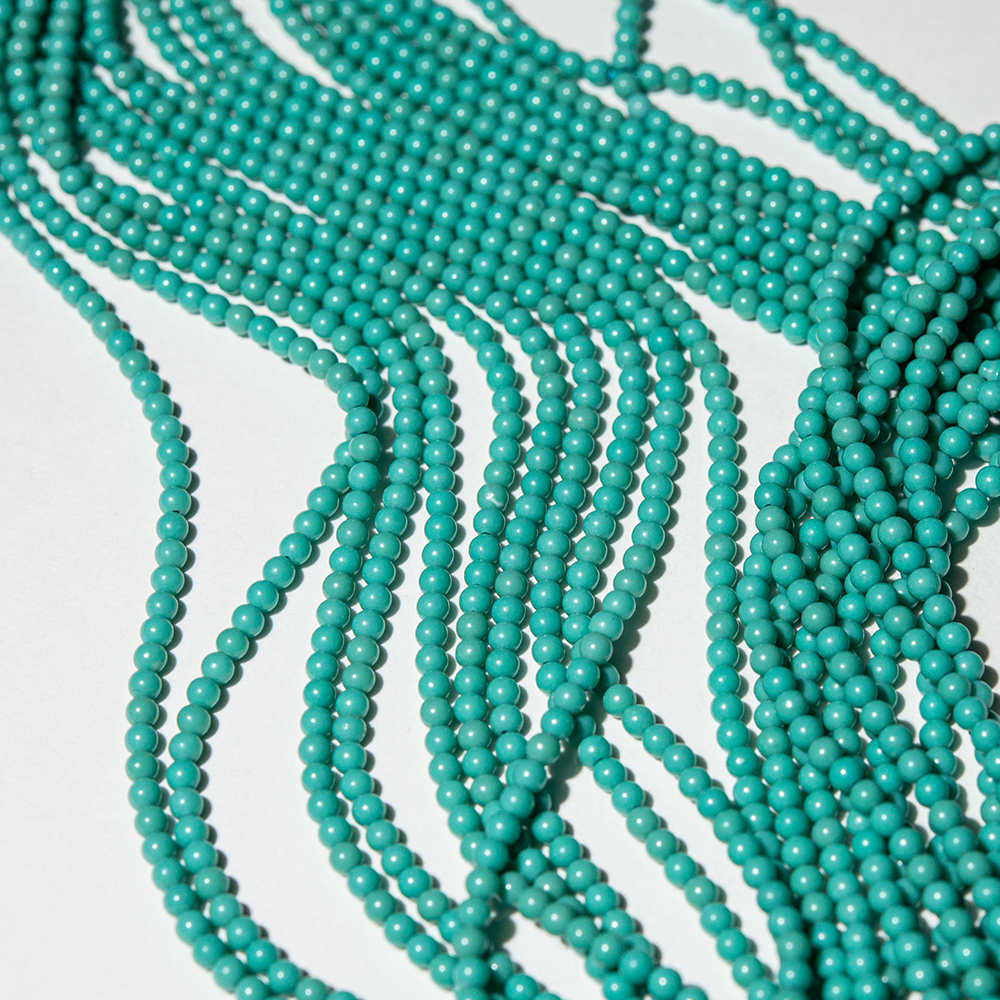 Бирюза (имитация), 2,5мм, шар