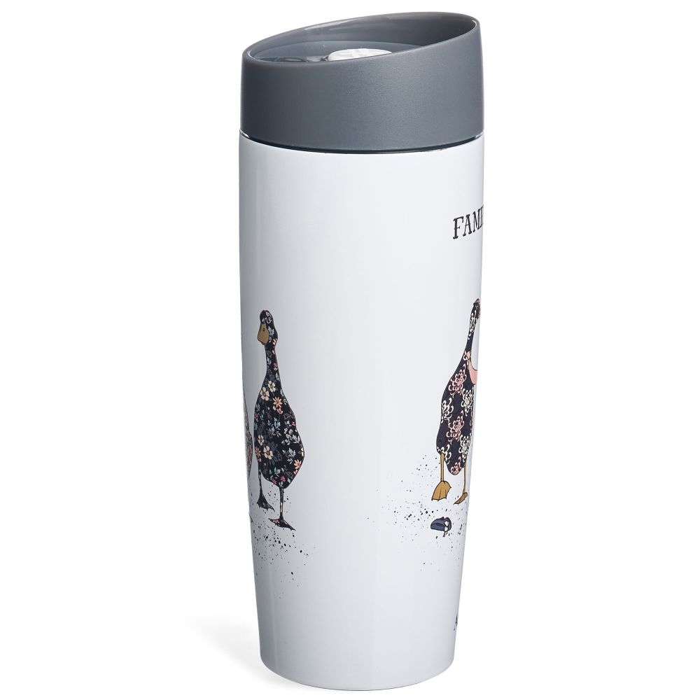 ТЕРМОКРУЖКА AGNESS "FAMILY FARM" 360МЛ, КОЛБА НЕРЖ.СТАЛЬ 18/10