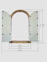 Зеркало настенное большое 48*80 см