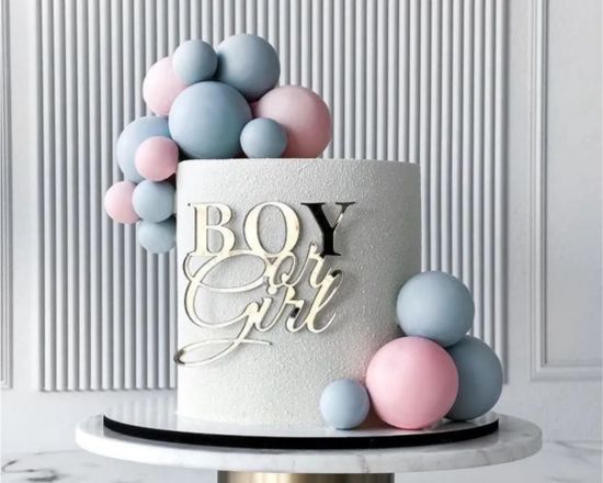 Торт на гендер пати, мальчик или девочка