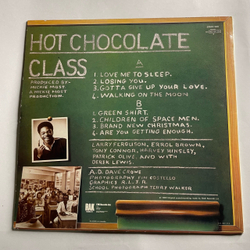 Винтажная виниловая пластинка LP Hot Chocolate Class (Англия 1980)