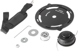 Триммер струнный аккумуляторный GREENWORKS GD40BC,40В,35см,б/щ,с ножом,без АКБ и ЗУ  (1301507)