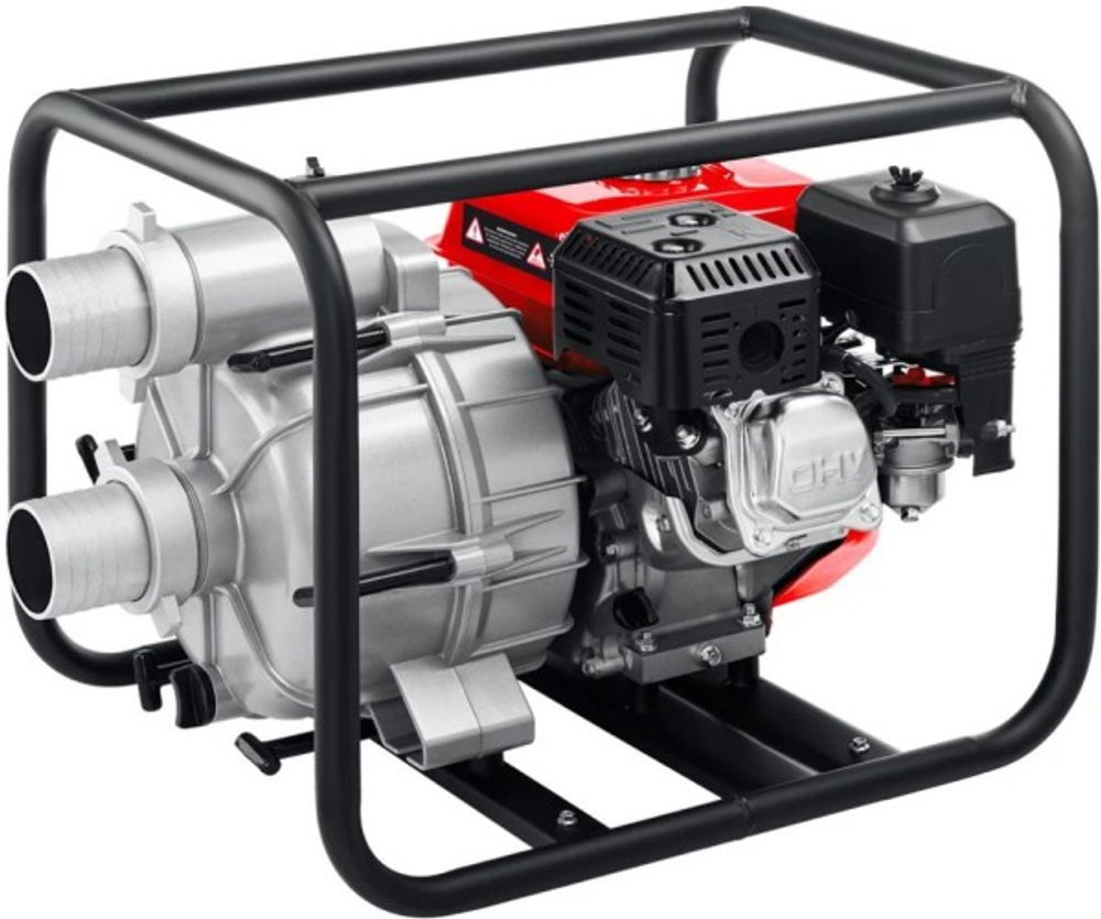 Мотопомпа бензиновая ЗУБР МПГ-1300 для грязной воды