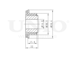 Сайлентблок заднего продольного рычага UNIO RMP-20456