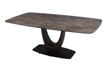 Стол обеденный Ist Casa Римини, 180х90х76 см, коричневая керамика