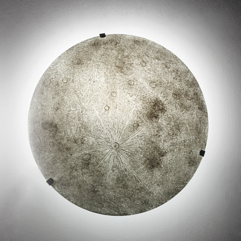 Пара настенных светильников Луна (25 см)