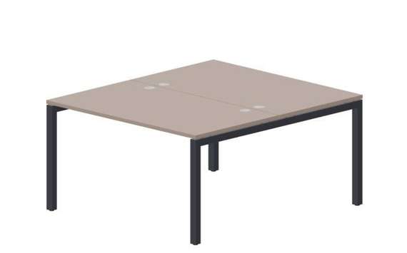 Составной стол Polo на 2 рабочих места 1380х1566х750мм (4 громмета)