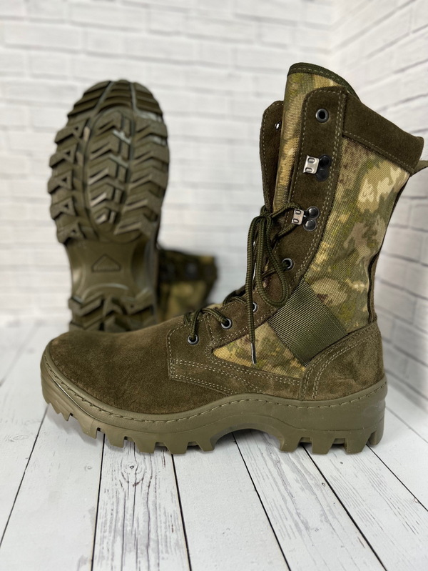 Берцы Shot / весна-лето / мох