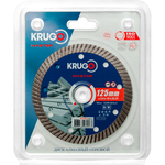 Диск алмазный Турбо по железобетону KRUGO MASTER 125х2,0х22,23х10mm, 81061250258