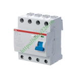 УЗО ABB F204 AC-40/0,3 4-х полюсное тип AC 40A 300mA 4 модуля (ВДТ) 2CSF204001R3400