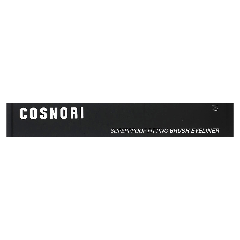 Cosnori, Superproof Fitting Brush Eyeliner, черная, 0,6 г (0,02 жидк. унц.)