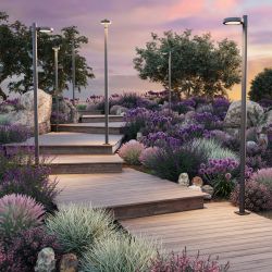 Уличный консольный светодиодный светильник Maytoni   O472H-L50GF3K