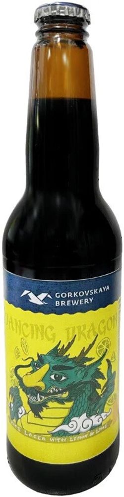 Пиво Горьковская Пивоварня Дэнсин Дрэгон / Gorkovskaya Brewery Dancing Dragon 0.44л - 20шт