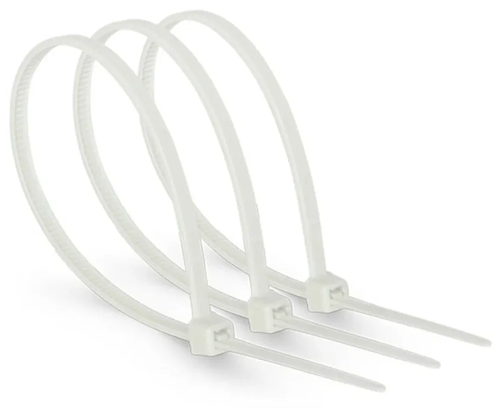 4х300 (3,6х300)  Хомут-стяжка НЕЙЛОН белый (100 шт)