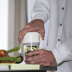 Терка-спиралайзер Guzzini Spiralize&Go белая