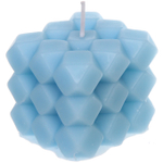 Свеча «Изящный куб» 5*5 , Голубой