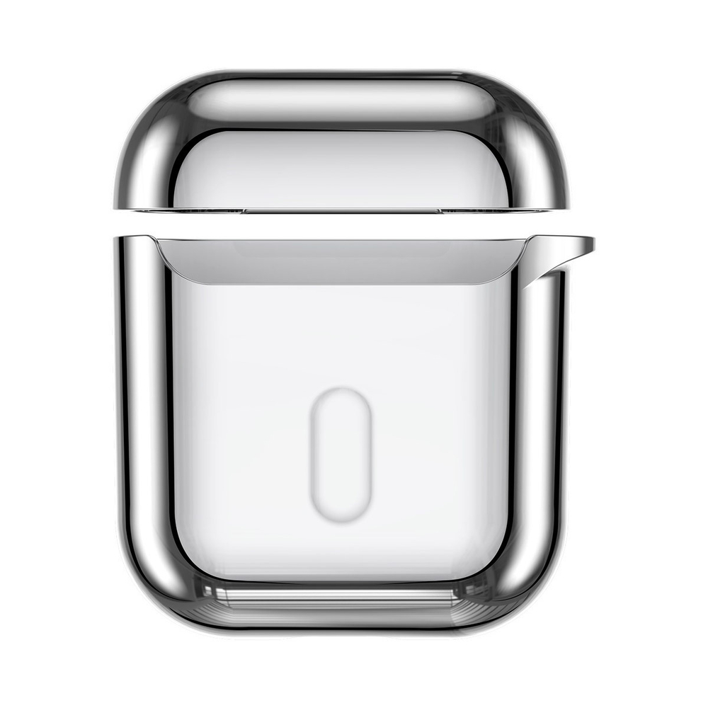 Чехол для Apple AirPods 1/2 Baseus Shining Hook Case - Silver