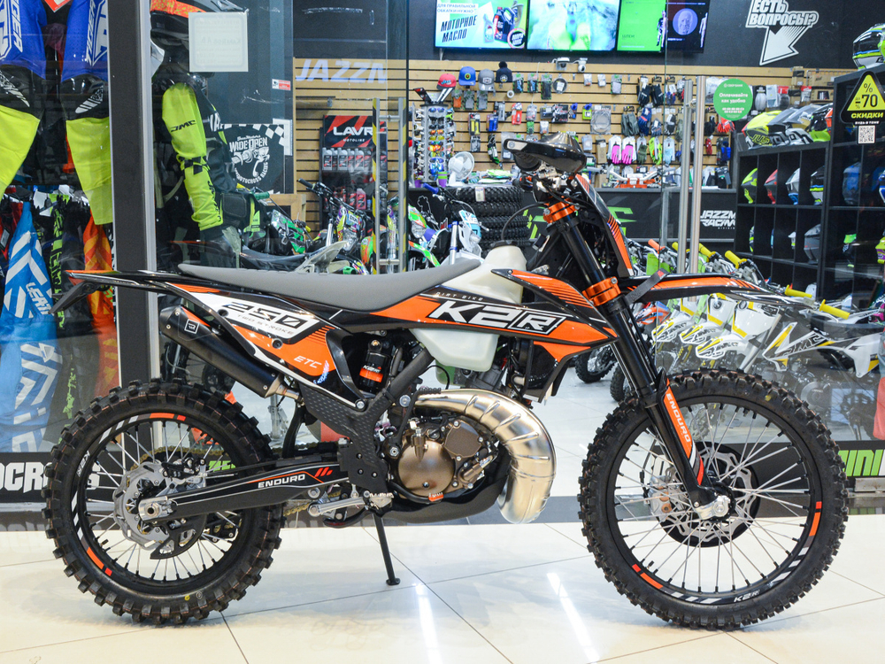 Кроссовый мотоцикл K2R 250 ETC Orange/Black 21/18