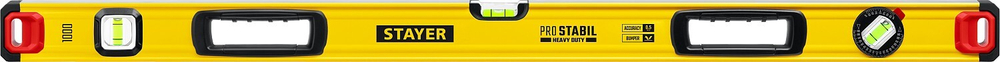 STAYER PRO STABIL, 1000 мм, усиленный профиль, уровень с поворотным глазком, Professional (3471-100)