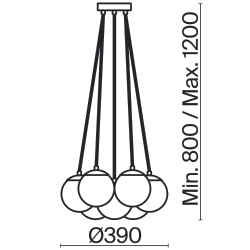 Подвесной светильник Freya FR5231PL-07CH