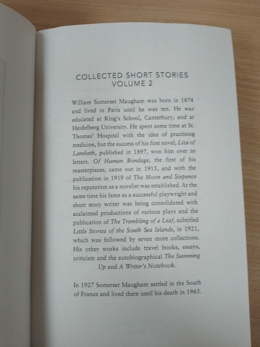 Maugham - Collected Short Stories: v.2
