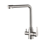 Смеситель для кухни 35к HB76802 HAIBA с вых. для питьевого фильтра б/отв п/гайку НЕРЖ