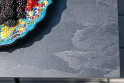 "Конте" интерьерный стол из HPL 70x70см, цвет "серый гранит"