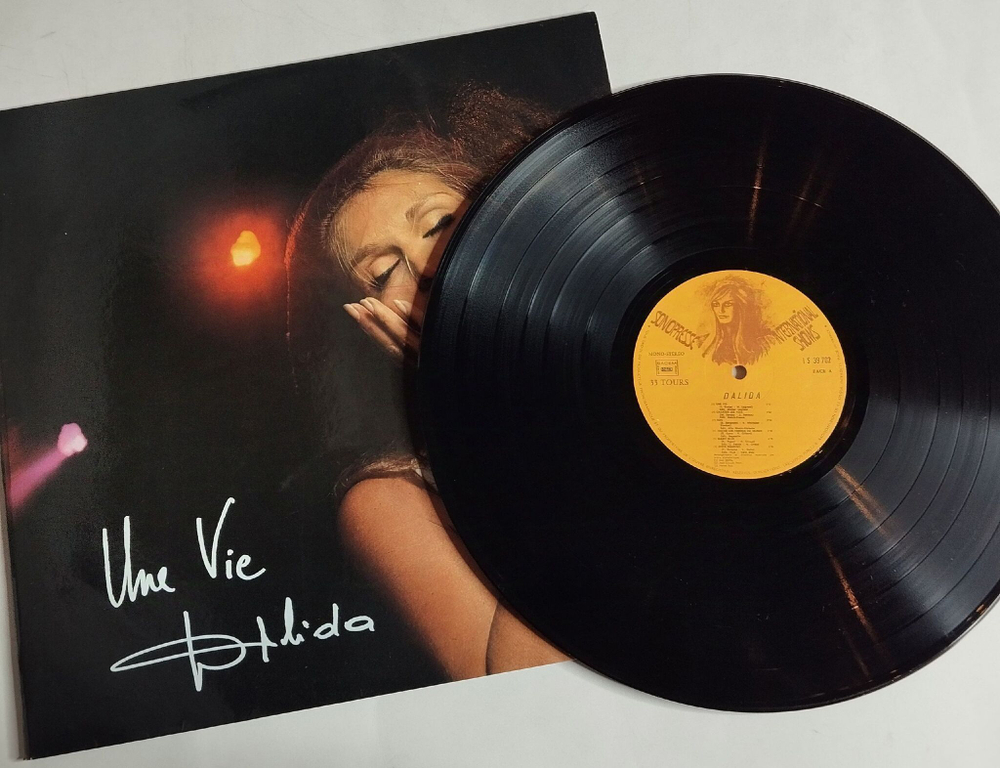 Винтажная виниловая пластинка LP Dalida Une Vie (France 1971)