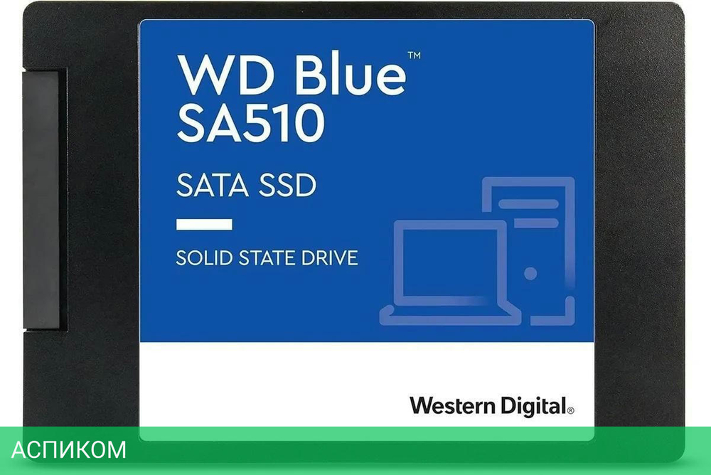 SSD диск WD Blue SA510 3D NAND 4ТБ (WDS400T3B0A)