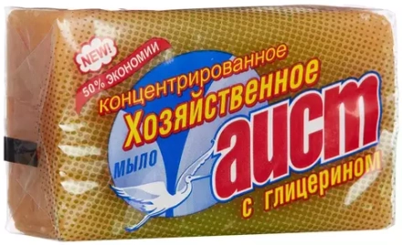 Хозяйственное мыло Аист с глицерином 70% 150г