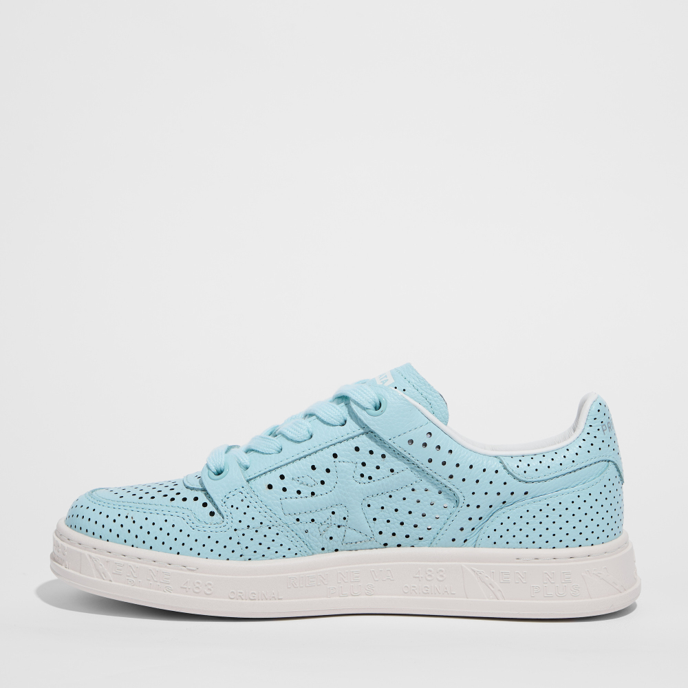 Кожаные кроссовки Premiata Quinn-d 8250 с перфорацией