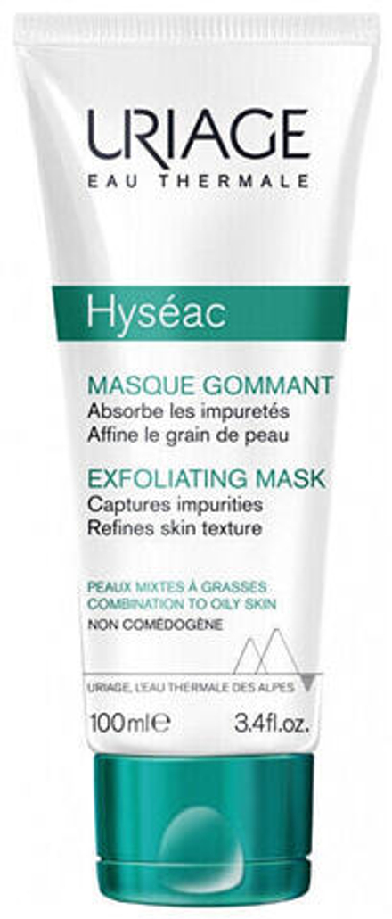 Uriage Hyseac Exfoliating Mask Combination and Oily Skin Отшелушивающая маска для комбинированной и жирной кожи 100 мл