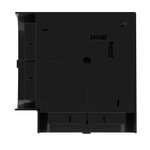 Угол плоский 90х50 мм, черный