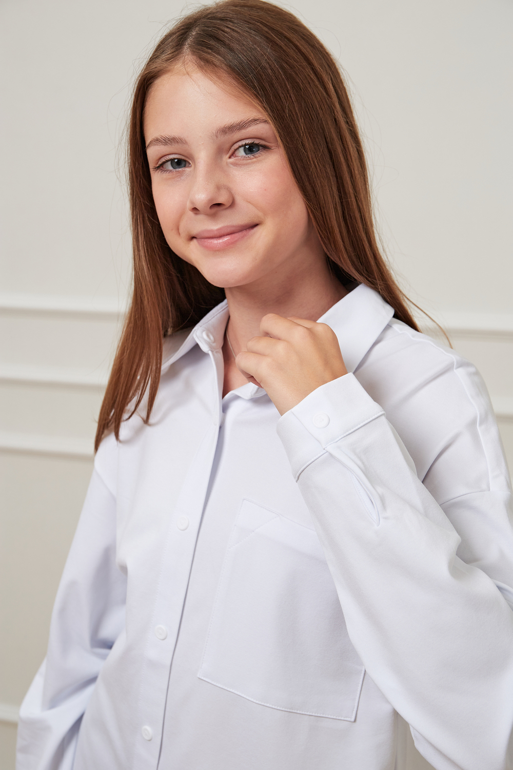 Блуза дл/р швейн. д/д DELORAS 63802C